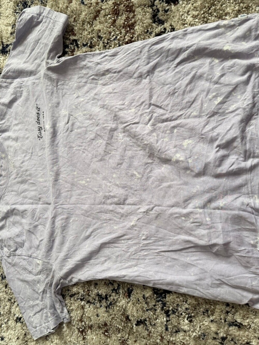 Katin Easy Does It Skeleton Surfer Tee L Lavender